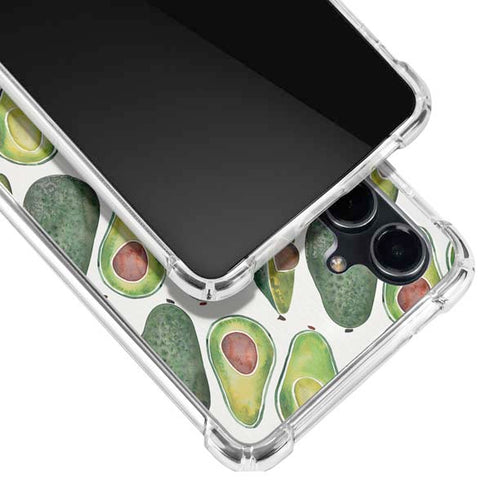 Avocados by Cat Coq Galaxy S23 FE Clear Case