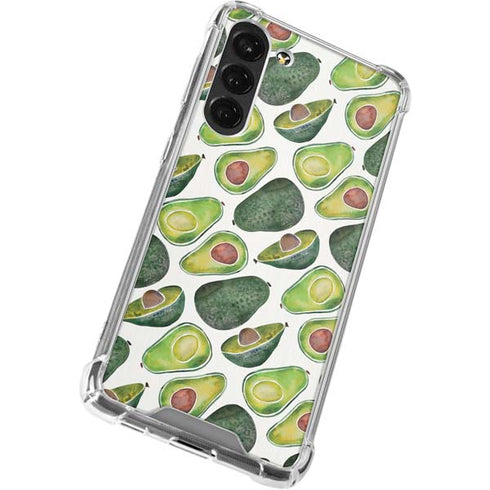 Cat Coq Avocados Galaxy S23 Plus Clear Case