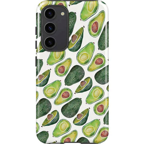 Cat Coq Avocados Galaxy S23 Plus Pro Case