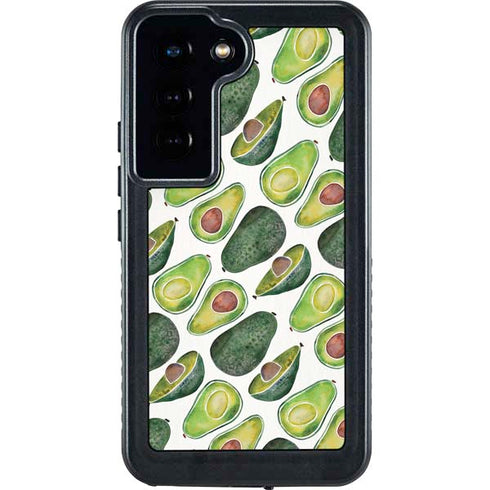 Cat Coq Avocados Galaxy S23 Waterproof Case