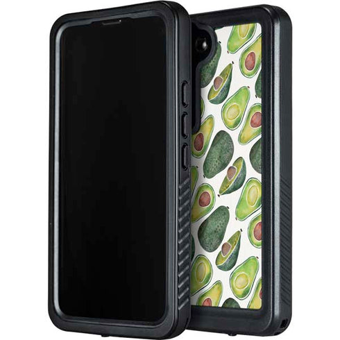 Cat Coq Avocados Galaxy S23 Waterproof Case