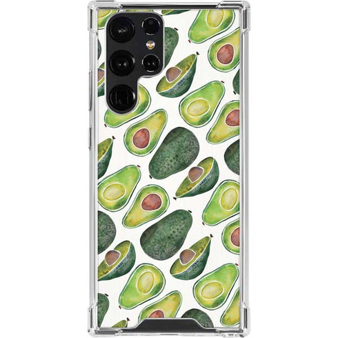 Avocados by Cat Coq Galaxy S24 Ultra Clear Case