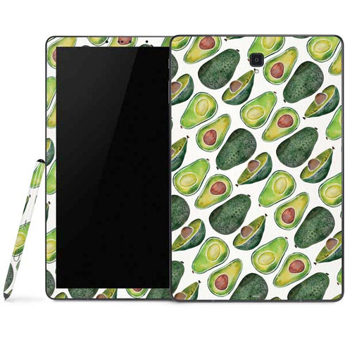 Cat Coq Avocados Samsung Galaxy Tab Skin