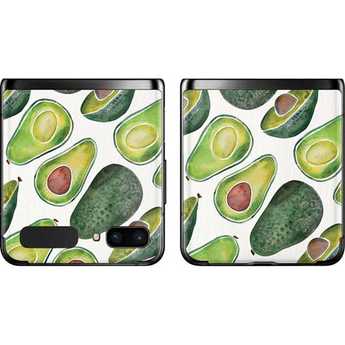 Cat Coq Avocados Galaxy Z Flip Skin