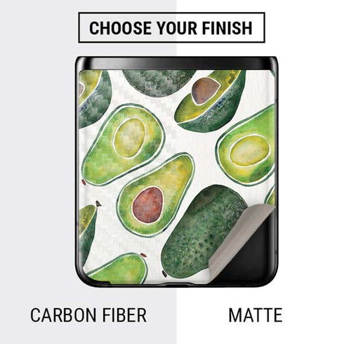 Cat Coq Avocados Galaxy Z Flip Skin