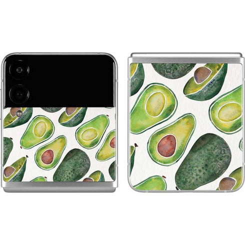 Cat Coq Avocados Galaxy Z Flip4 5G Skin