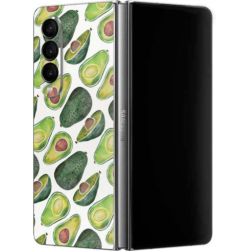 Cat Coq Avocados Galaxy Z Fold4 5G Skin