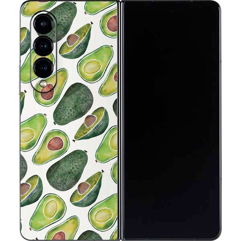 Cat Coq Avocados Galaxy Z Fold4 5G Skin