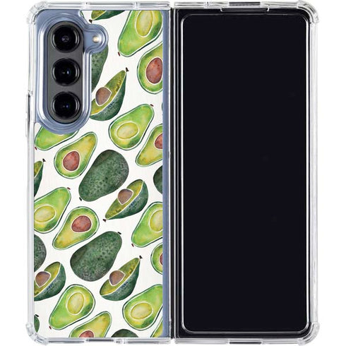 Avocados by Cat Coq Galaxy Z Fold5 5G Clear Case