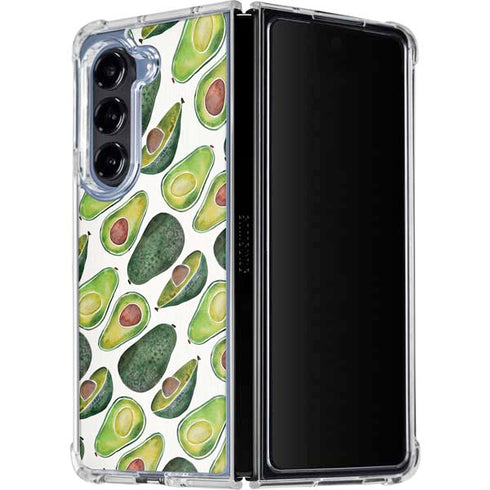 Avocados by Cat Coq Galaxy Z Fold5 5G Clear Case