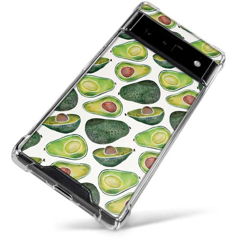 Cat Coq Avocados Google Pixel 6 Clear Case