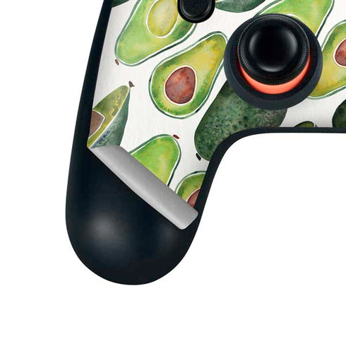 Cat Coq Avocados Google Stadia Controller Skin
