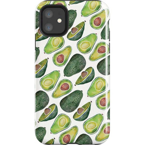 Cat Coq Avocados iPhone 11 Impact Case