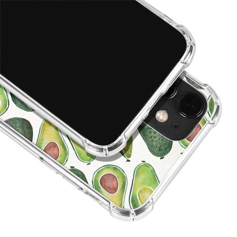 Cat Coq Avocados iPhone 12 Clear Case