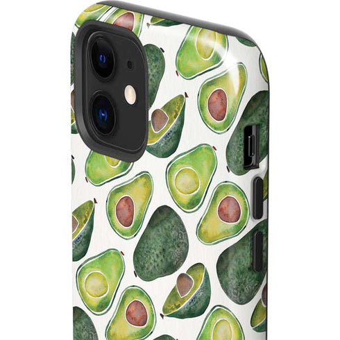 Cat Coq Avocados iPhone 12 Impact Case