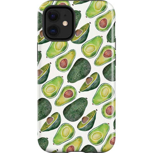 Cat Coq Avocados iPhone 12 Mini Impact Case