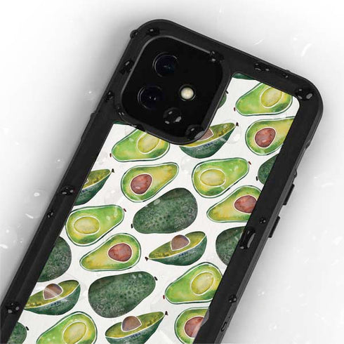 Cat Coq Avocados iPhone 12 Mini Waterproof Case