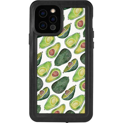 Cat Coq Avocados iPhone 12 Pro Waterproof Case