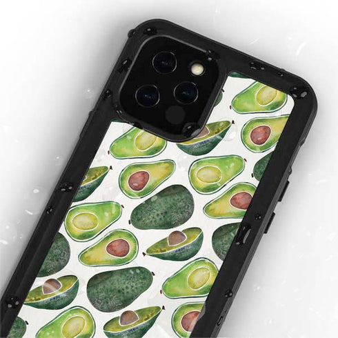 Cat Coq Avocados iPhone 12 Pro Waterproof Case