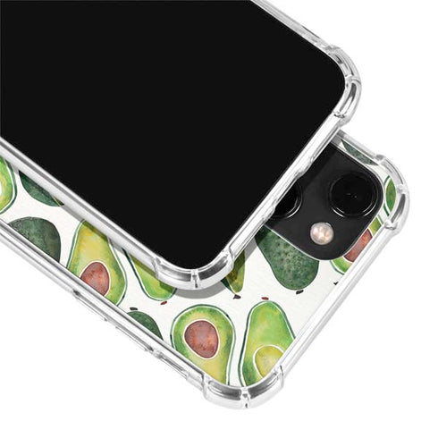 Cat Coq Avocados iPhone 13 Clear Case