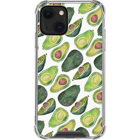 Cat Coq Avocados iPhone 14 Clear Case