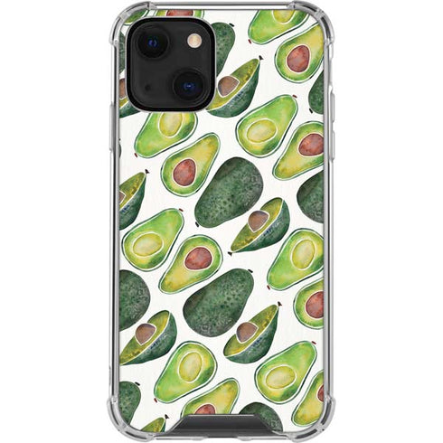 Cat Coq Avocados iPhone 14 Plus Clear Case