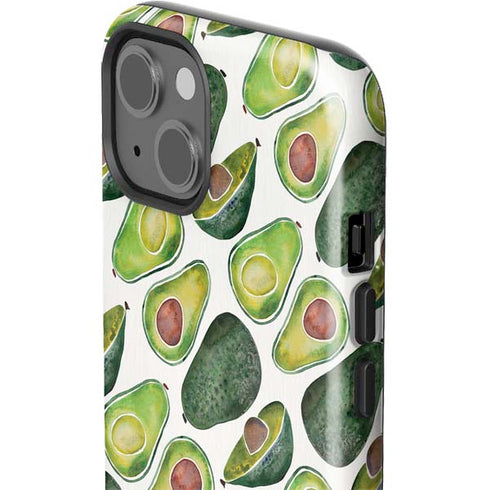 Cat Coq Avocados iPhone 14 Impact Case