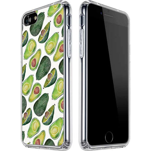 Cat Coq Avocados iPhone SE (2nd & 3rd Gen) Clear Case