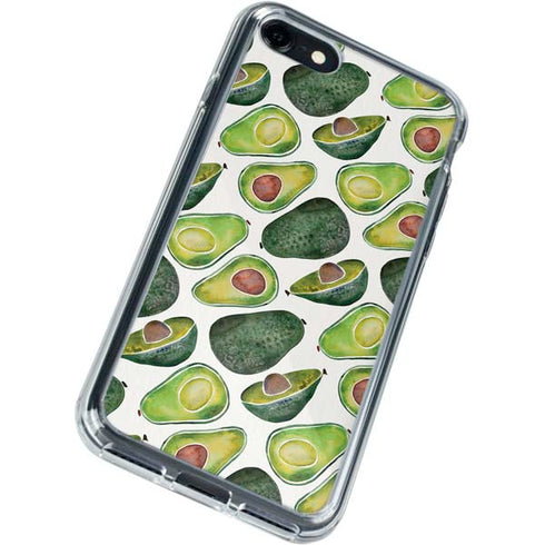 Cat Coq Avocados iPhone SE (2nd & 3rd Gen) Clear Case