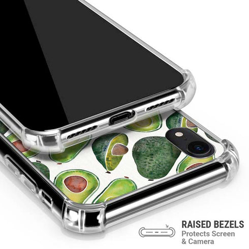Avocados by Cat Coq iPhone XR Clear Case