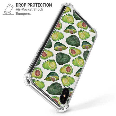 Avocados by Cat Coq iPhone XS Max Clear Case