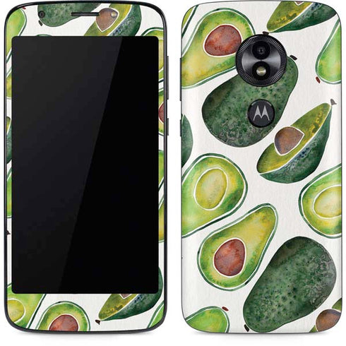 Cat Coq Avocados Moto E5 Play Skin