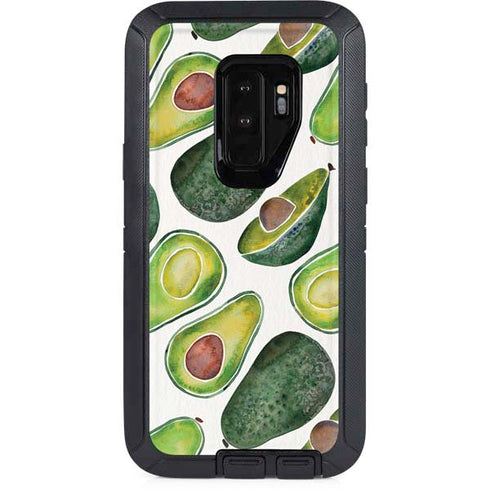 Cat Coq Avocados Otterbox Defender Galaxy Skin