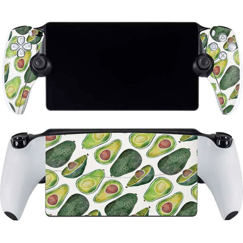 Avocados by Cat Coq PlayStation Portal Remote Player Skin