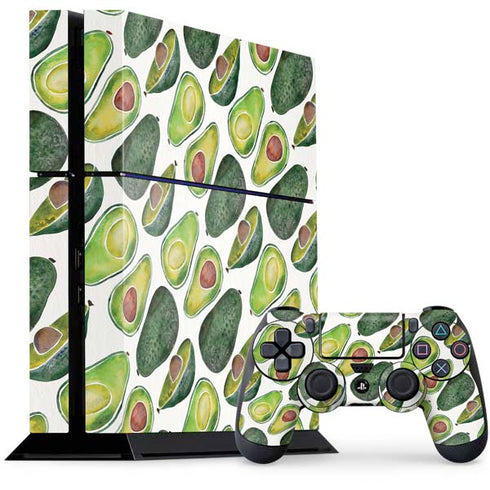 Cat Coq Avocados PS4 Console and Controller Bundle Skin