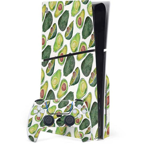 Avocados by Cat Coq PS5 Slim Disk Bundle Skin