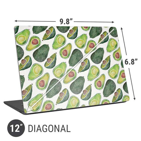 Cat Coq Avocados Universal Laptop 12in (9.8 x 6.8in) Skin