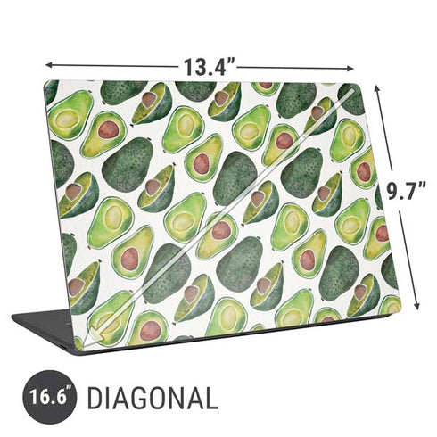 Cat Coq Avocados Universal Laptop 16.6in (13.4 x 9.7in) Skin