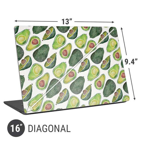 Cat Coq Avocados Universal Laptop 16in (13 x 9.4in) Skin