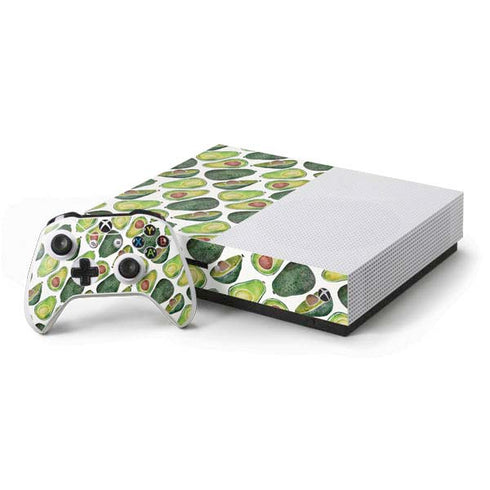 Cat Coq Avocados Xbox One S Console and Controller Bundle Skin