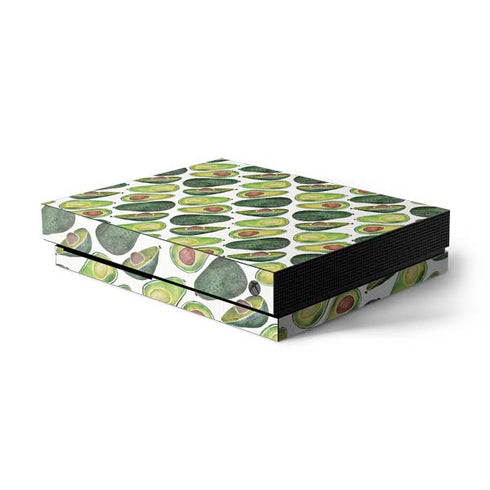 Cat Coq Avocados Xbox One X Console Skin