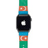 Azerbaijan Flag Distressed Apple Watch Band 42-44mm