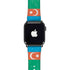 Azerbaijan Flag Distressed Apple Watch Band 38-40mm