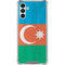 Azerbaijan Flag Distressed Galaxy A13 5G Clear Case