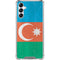 Azerbaijan Flag Distressed Galaxy A14 5G Clear Case