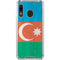 Azerbaijan Flag Distressed Galaxy A30 Clear Case