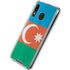 Azerbaijan Flag Distressed Galaxy A30 Clear Case