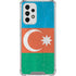 Azerbaijan Flag Distressed Galaxy A53 5G Clear Case