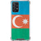 Azerbaijan Flag Distressed Galaxy A72 5G Clear Case