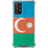 Azerbaijan Flag Distressed Galaxy A72 5G Clear Case